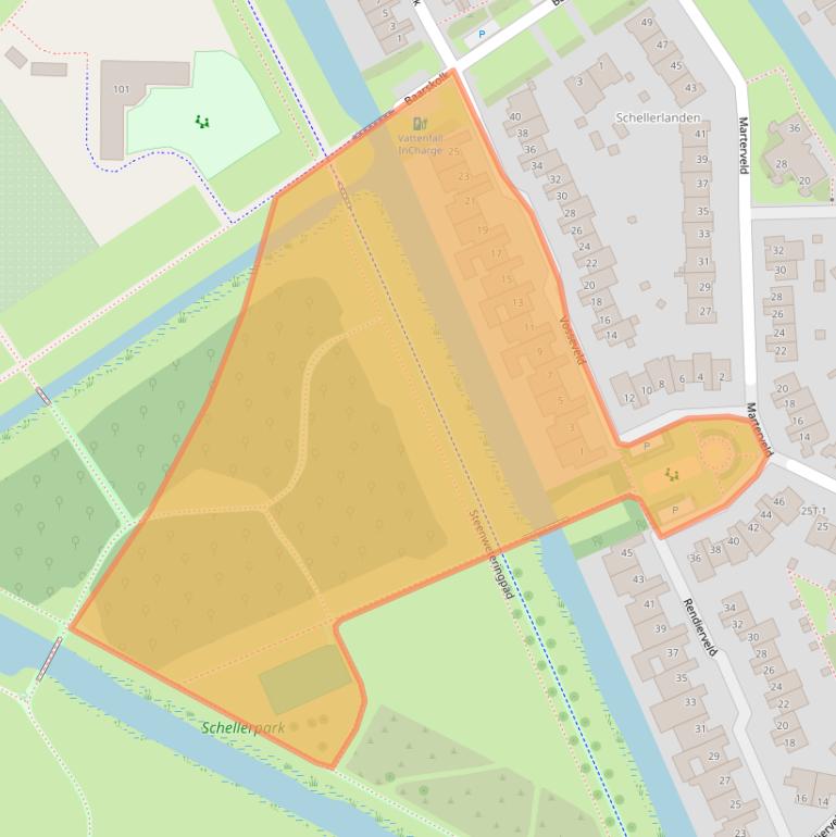 Kaart van postcodegebied 8017MR.