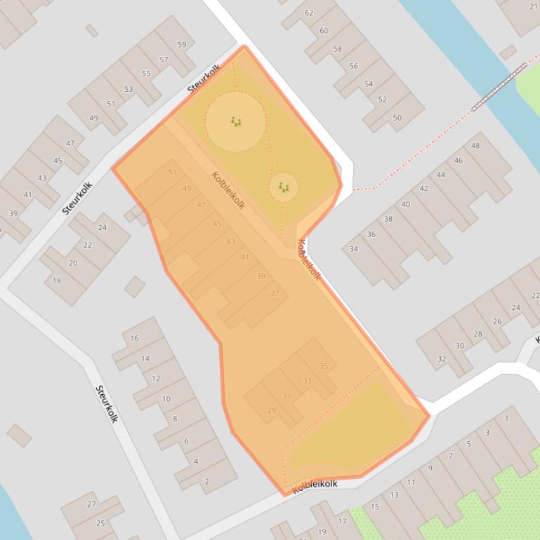 Kaart van postcodegebied 8017NH.