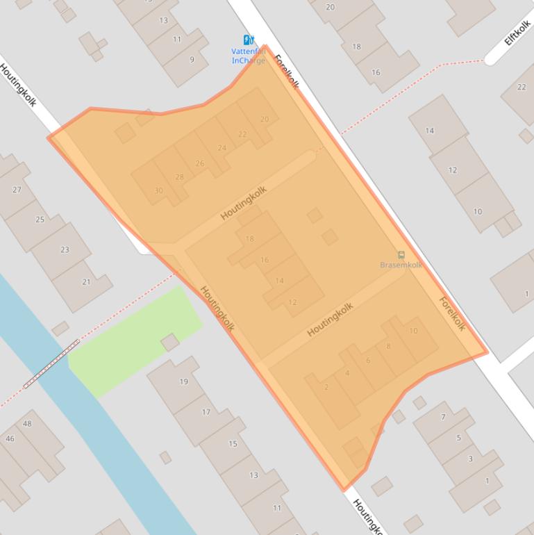 Kaart van postcodegebied 8017NN.