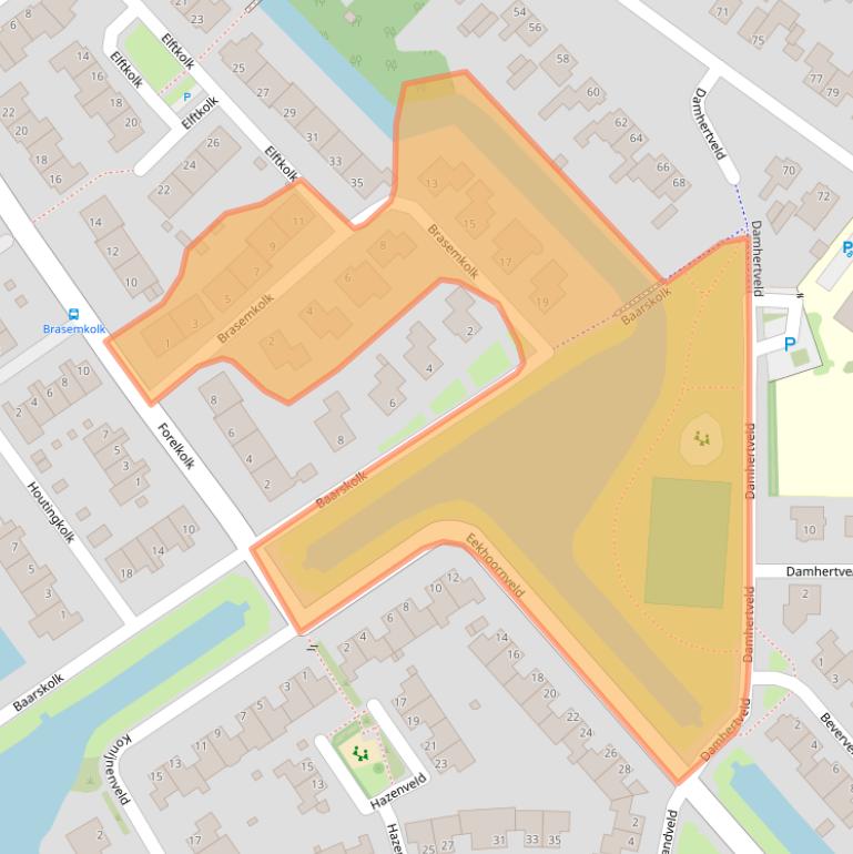 Kaart van postcodegebied 8017NV.