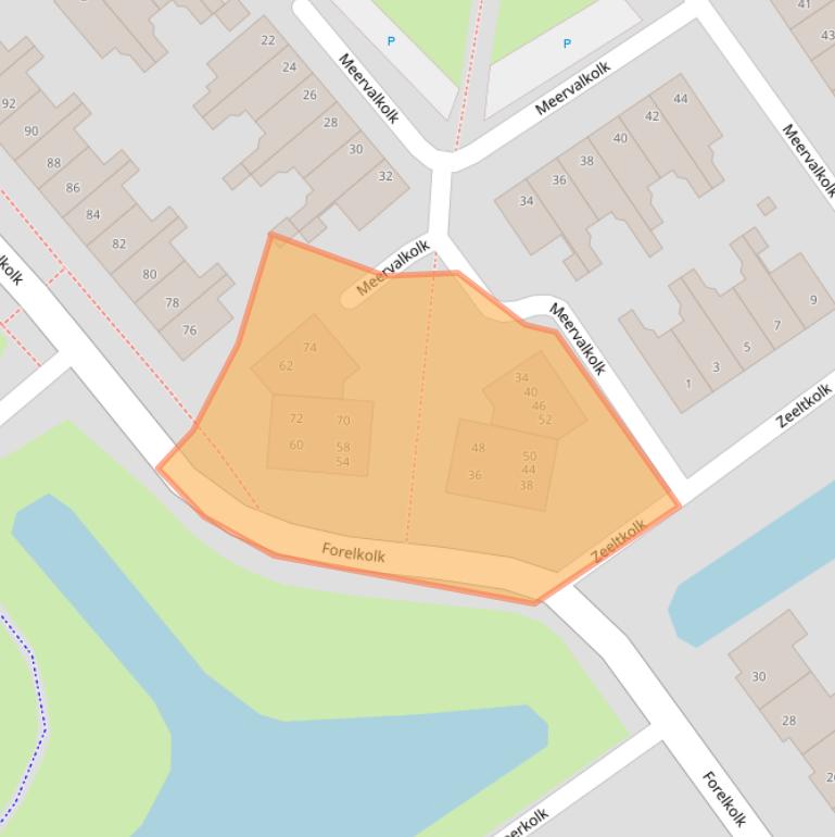 Kaart van postcodegebied 8017PH.