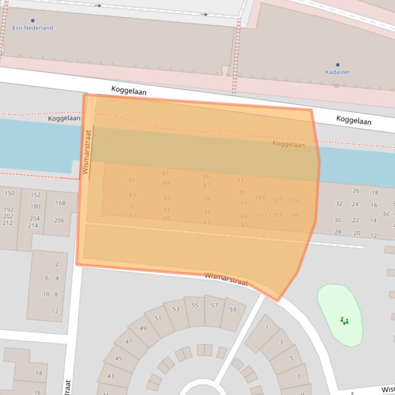 Kaart van postcodegebied 8017VA.