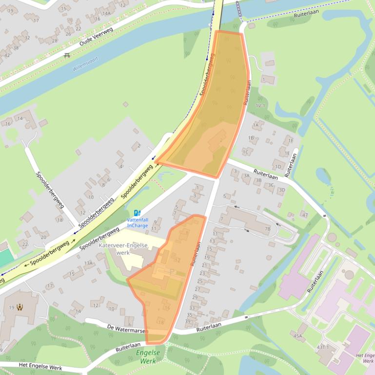 Kaart van postcodegebied 8019BR.