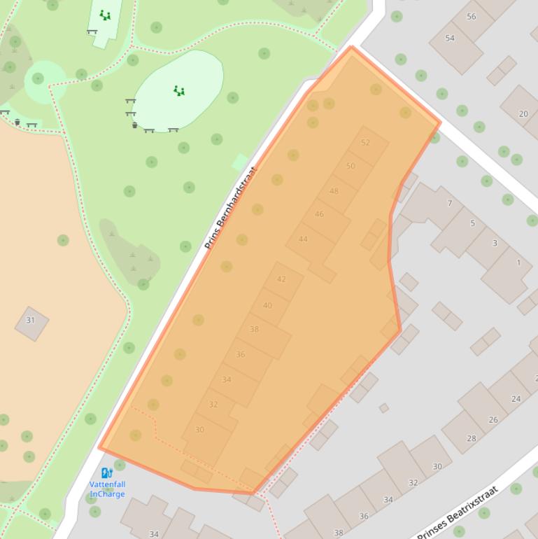 Kaart van postcodegebied 8019XL.