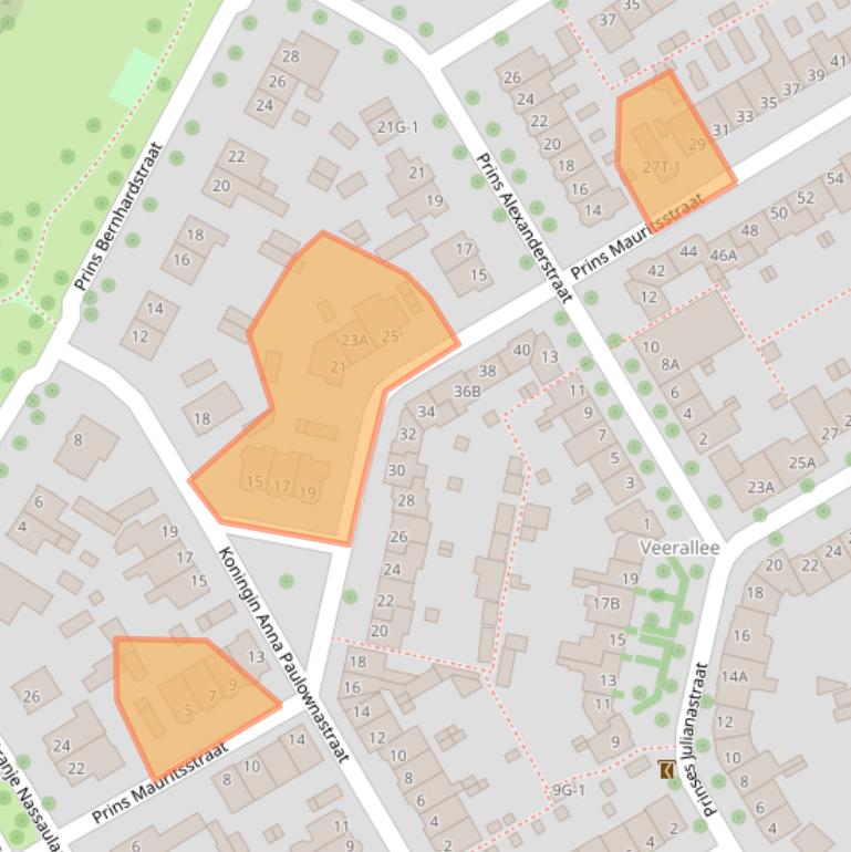 Kaart van postcodegebied 8019XR.