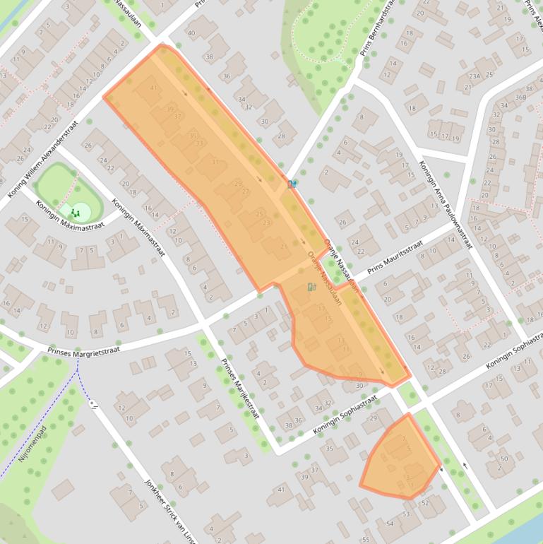 Kaart van postcodegebied 8019ZA.