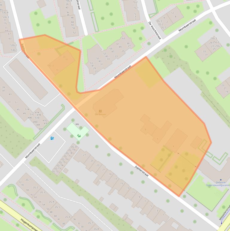 Kaart van postcodegebied 8022RK.