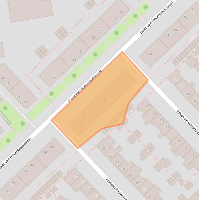 Kaart van postcodegebied 8022SL.