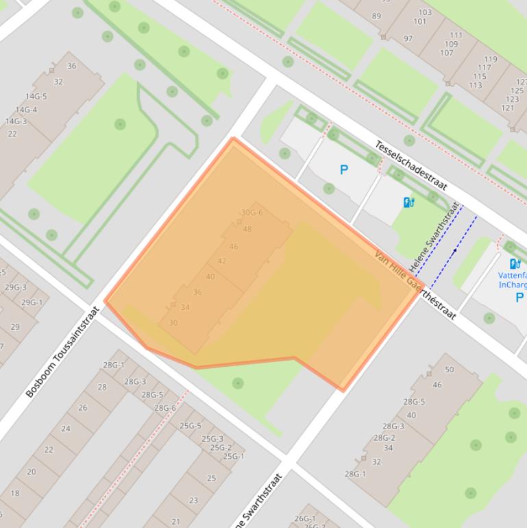 Kaart van postcodegebied 8023CV.