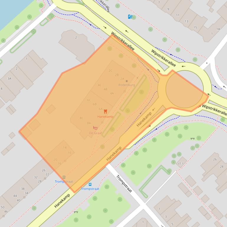 Kaart van postcodegebied 8023TH.