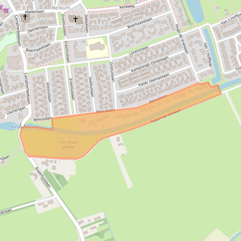 Kaart van postcodegebied 8024CE.