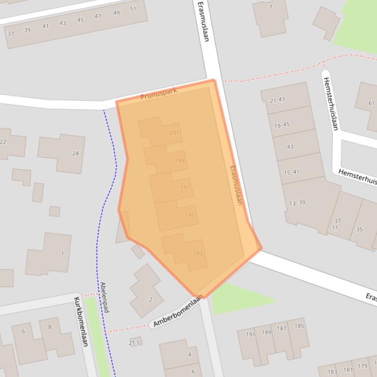 Kaart van postcodegebied 8024DB.