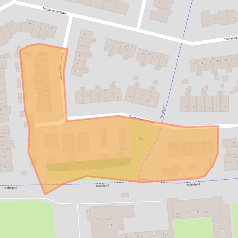 Kaart van postcodegebied 8024DL.