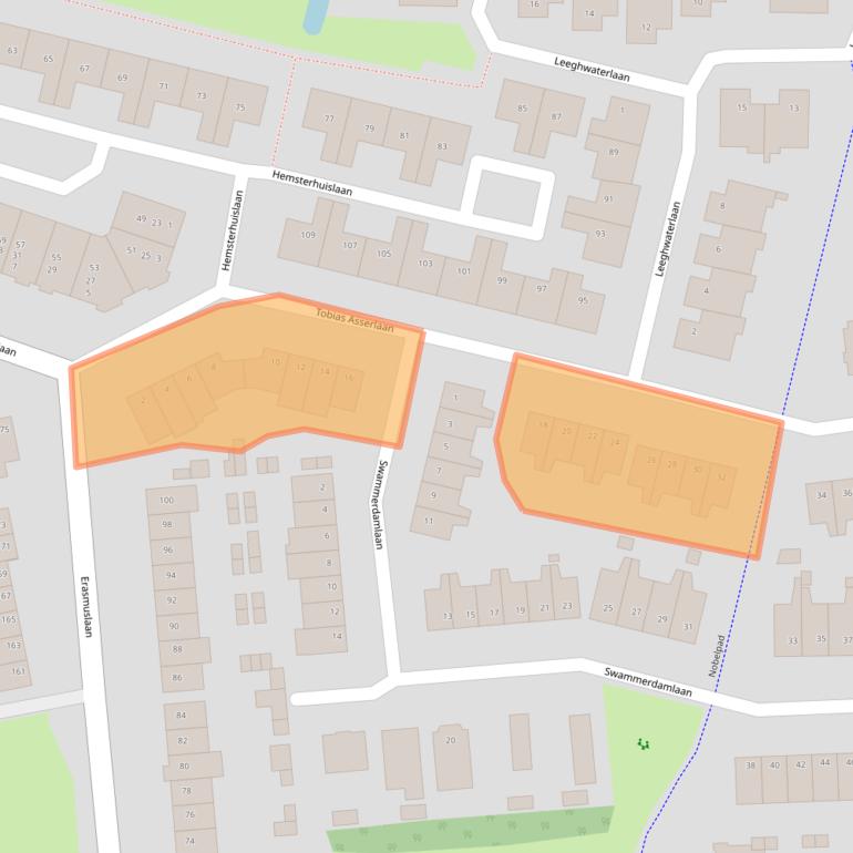 Kaart van postcodegebied 8024DM.