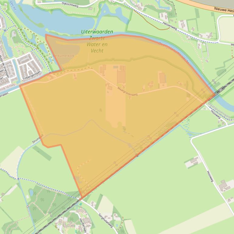 Kaart van postcodegebied 8024PB.