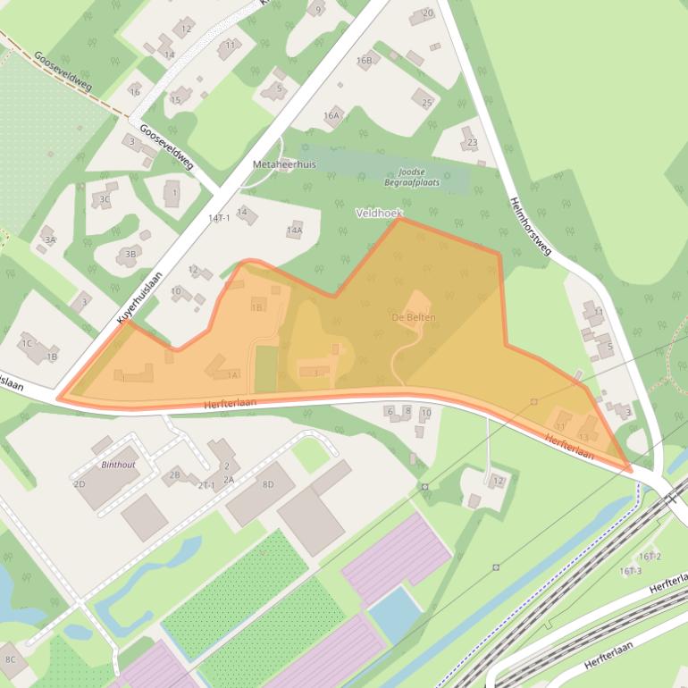 Kaart van postcodegebied 8024PK.