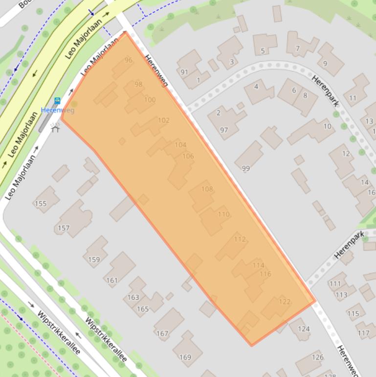 Kaart van postcodegebied 8025AD.