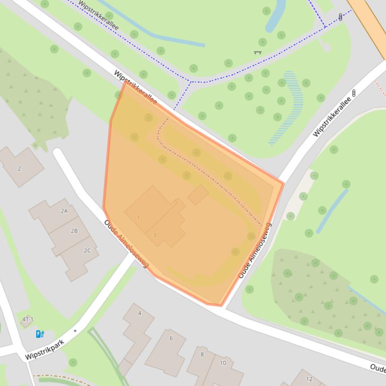 Kaart van postcodegebied 8025AN.