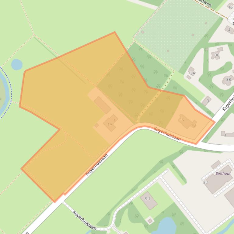 Kaart van postcodegebied 8025AT.