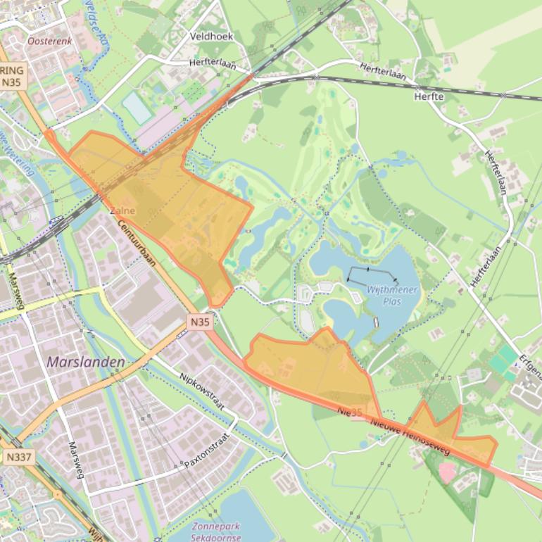 Kaart van postcodegebied 8026PA.