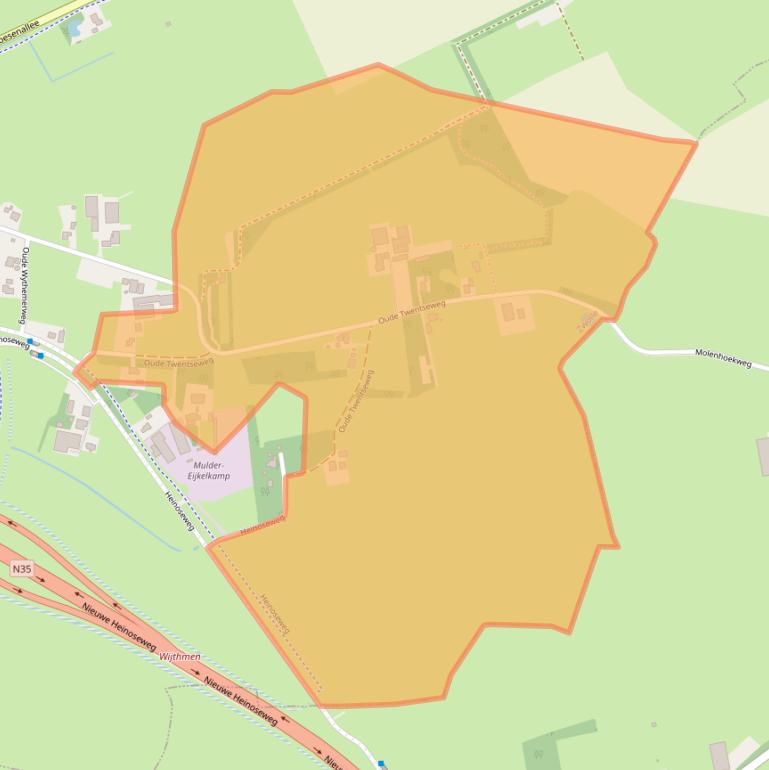 Kaart van postcodegebied 8026PH.