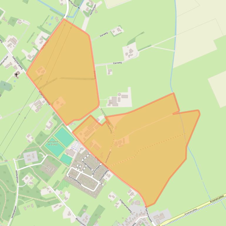 Kaart van postcodegebied 8026PP.