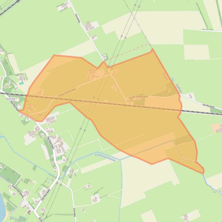 Kaart van postcodegebied 8026PW.