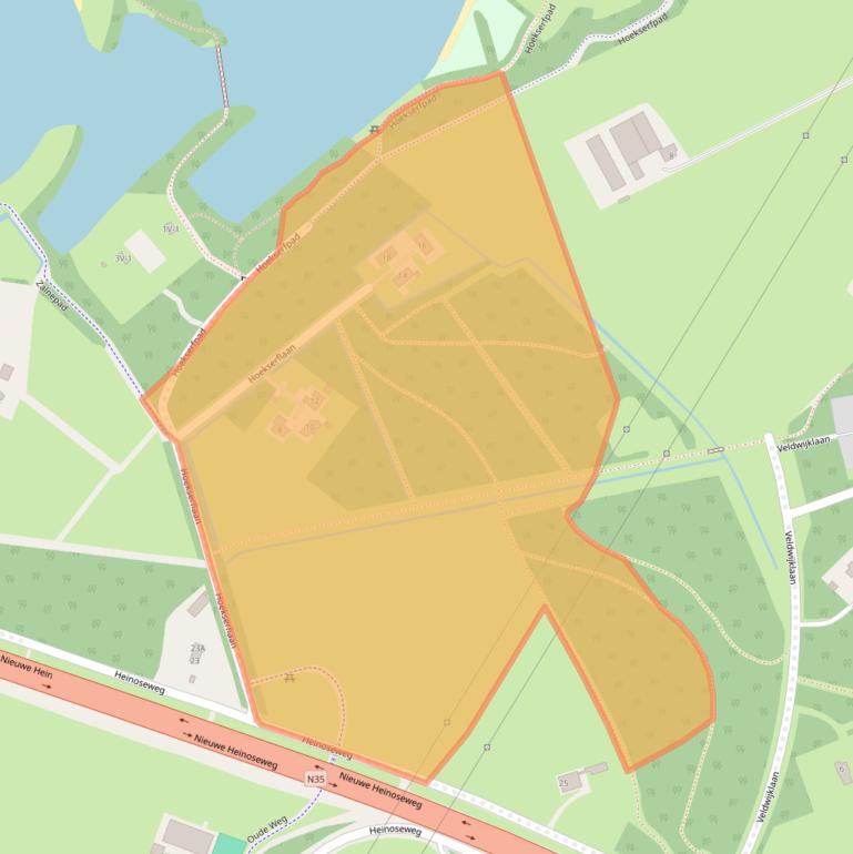 Kaart van postcodegebied 8026RP.