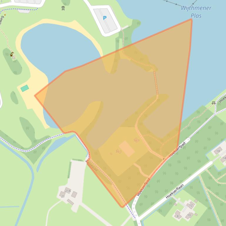 Kaart van postcodegebied 8026RR.