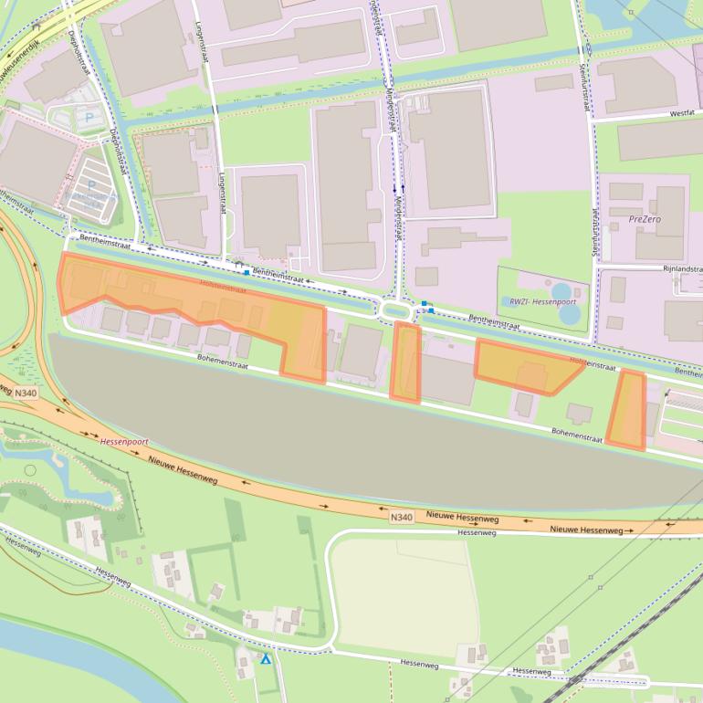 Kaart van postcodegebied 8028RT.