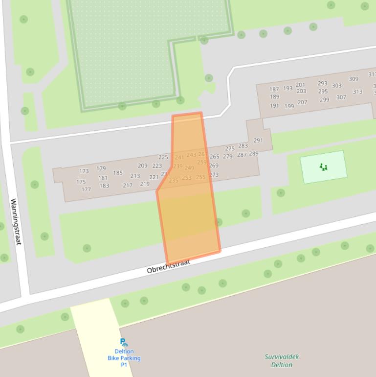 Kaart van postcodegebied 8031AS.