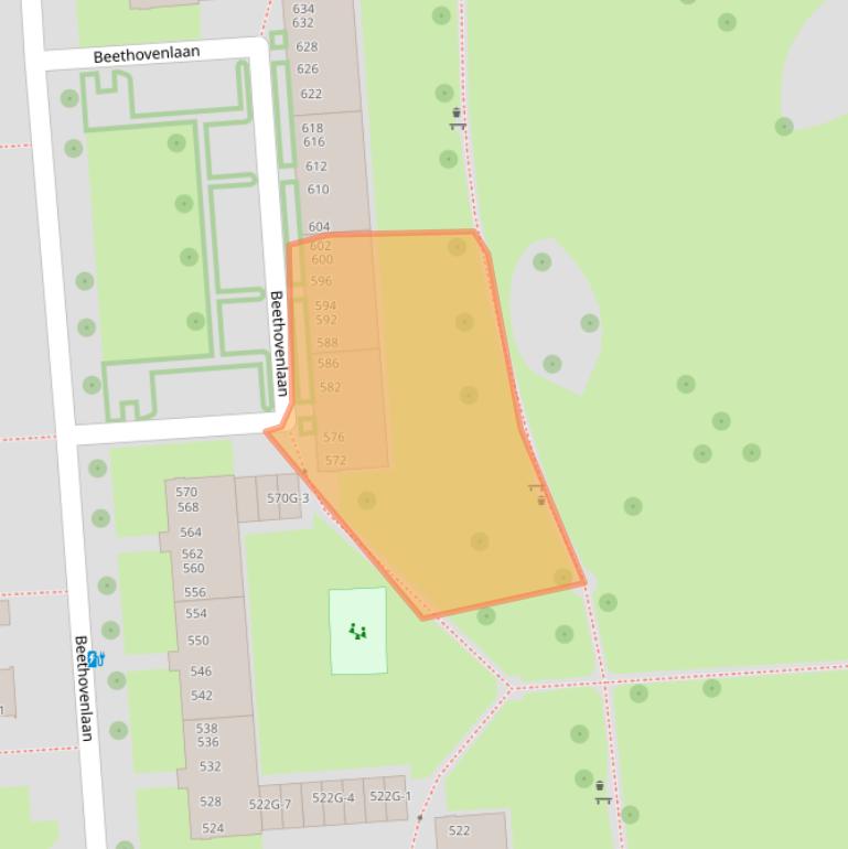 Kaart van postcodegebied 8031CK.