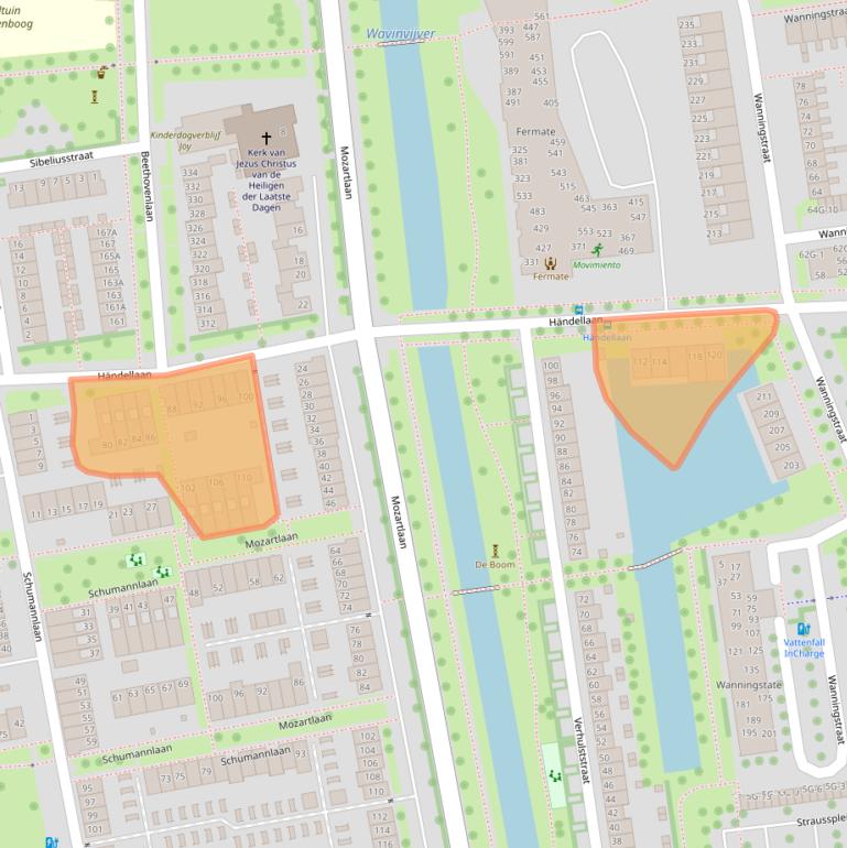 Kaart van postcodegebied 8031ED.