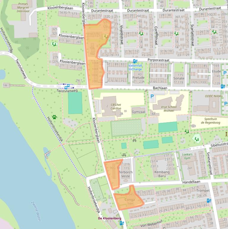 Kaart van postcodegebied 8031GM.