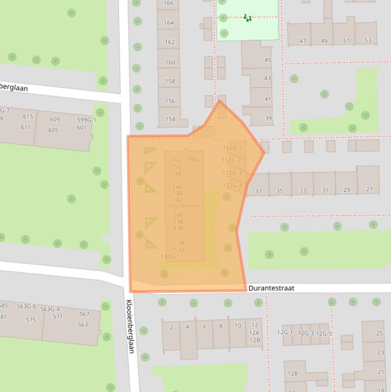 Kaart van postcodegebied 8031GN.