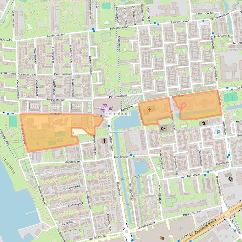 Kaart van postcodegebied 8031HL.