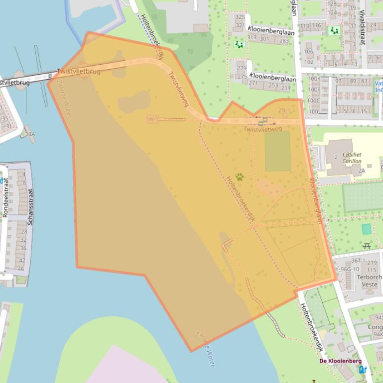 Kaart van postcodegebied 8031HT.