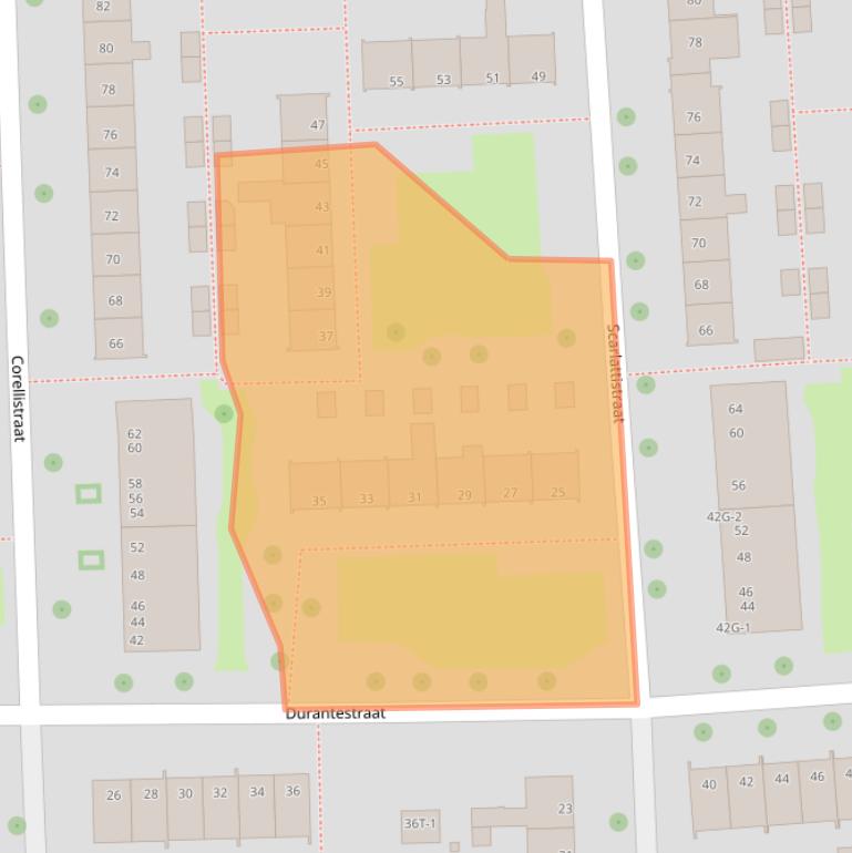 Kaart van postcodegebied 8031JN.