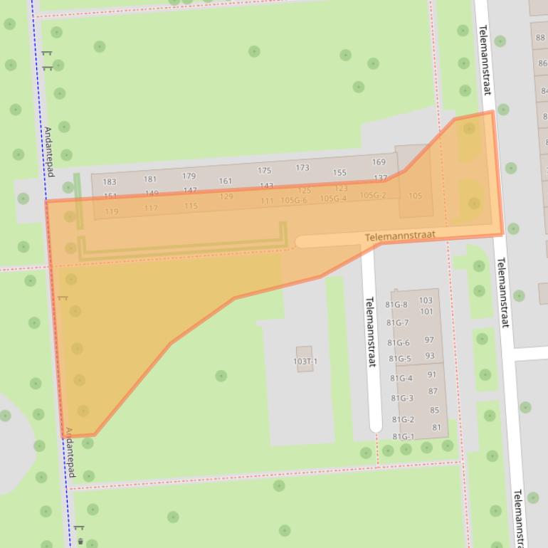 Kaart van postcodegebied 8031KD.