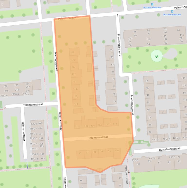 Kaart van postcodegebied 8031KM.