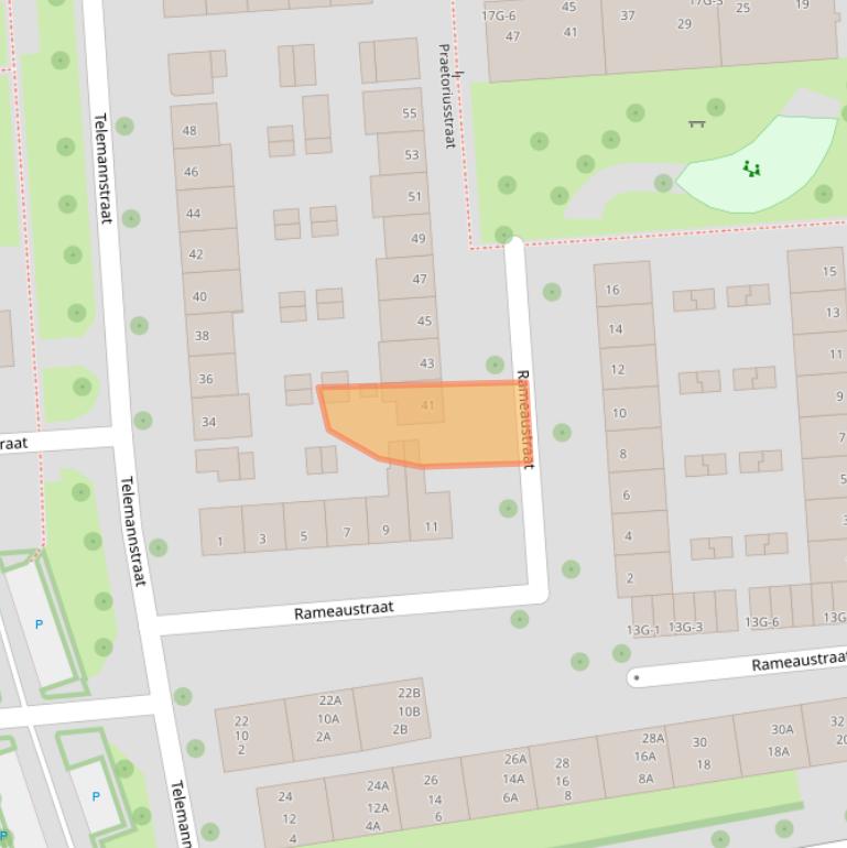 Kaart van postcodegebied 8031KN.