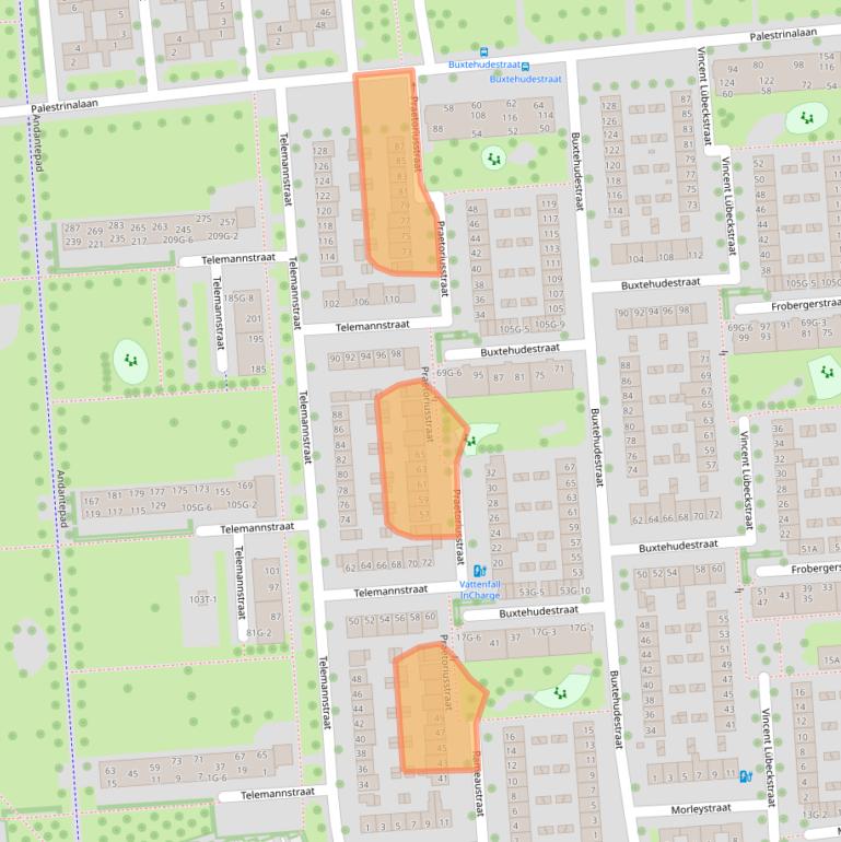 Kaart van postcodegebied 8031KP.