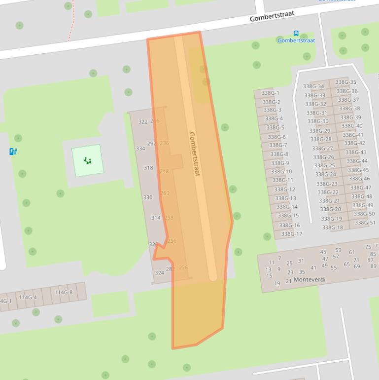 Kaart van postcodegebied 8031MH.