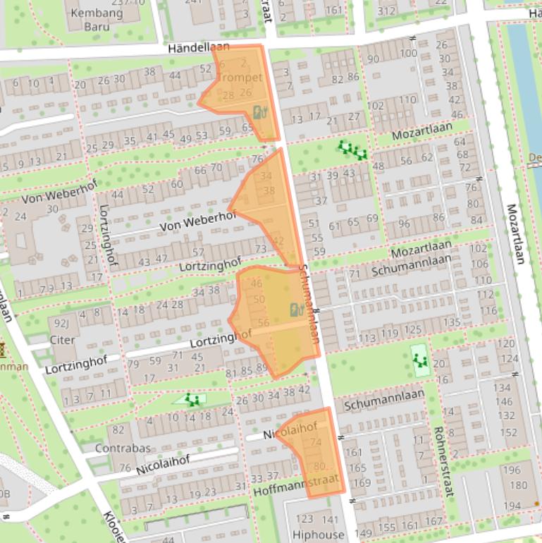 Kaart van postcodegebied 8031PA.