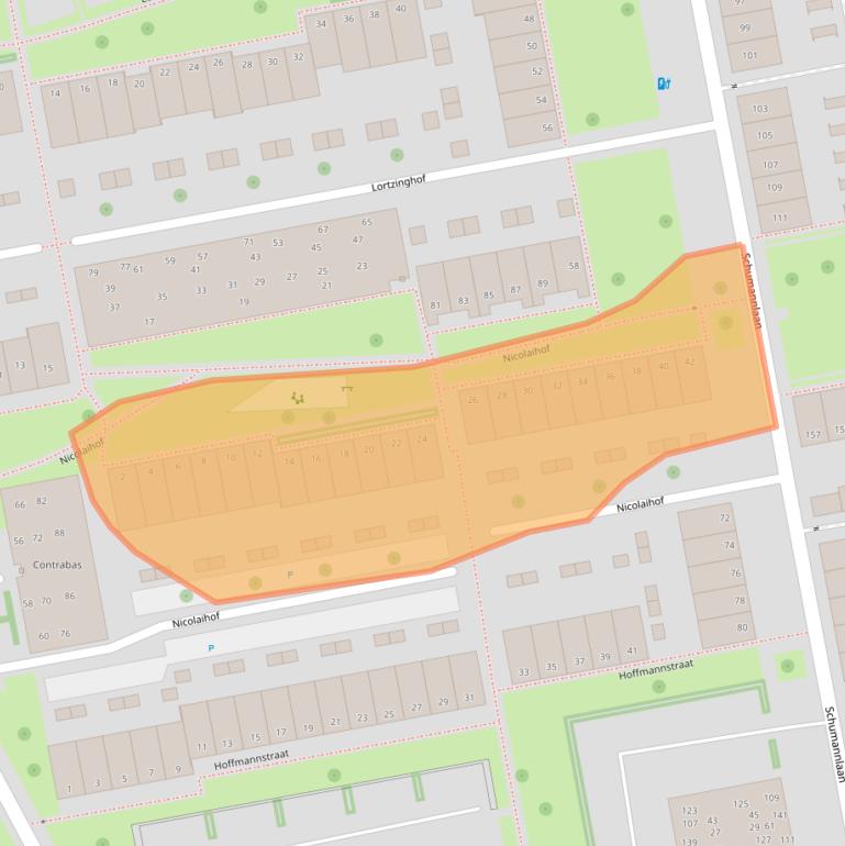 Kaart van postcodegebied 8031PC.