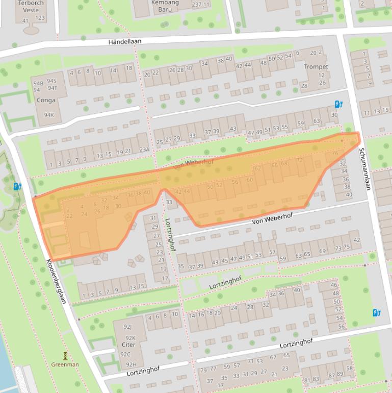 Kaart van postcodegebied 8031PR.