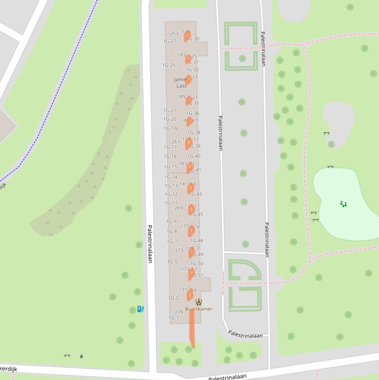 Kaart van postcodegebied 8031RD.