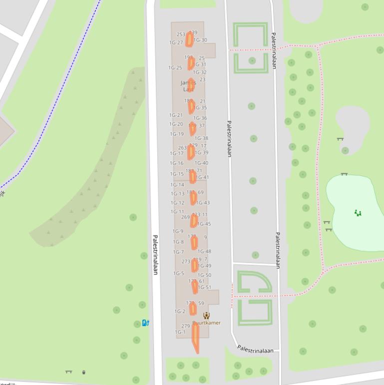 Kaart van postcodegebied 8031RG.