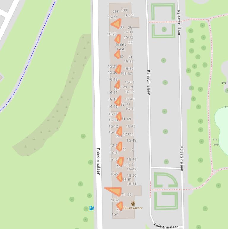 Kaart van postcodegebied 8031RK.