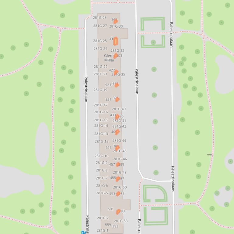 Kaart van postcodegebied 8031SE.